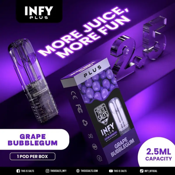 INFY Plus Grape Bubblegum