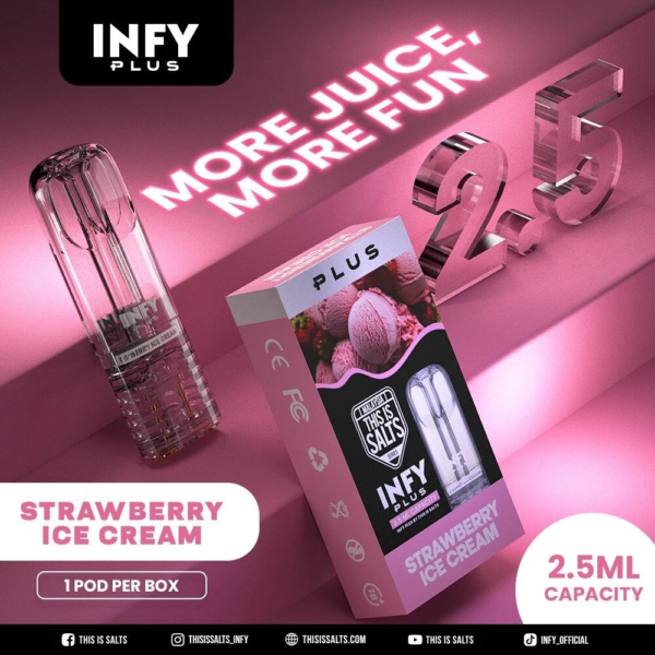 INFY Plus Strawberry Ice cream
